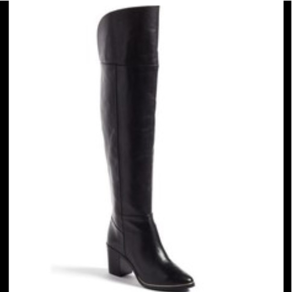 Ted Baker Shoes - TED BAKER London Gwase Leather Over The Knee Boots